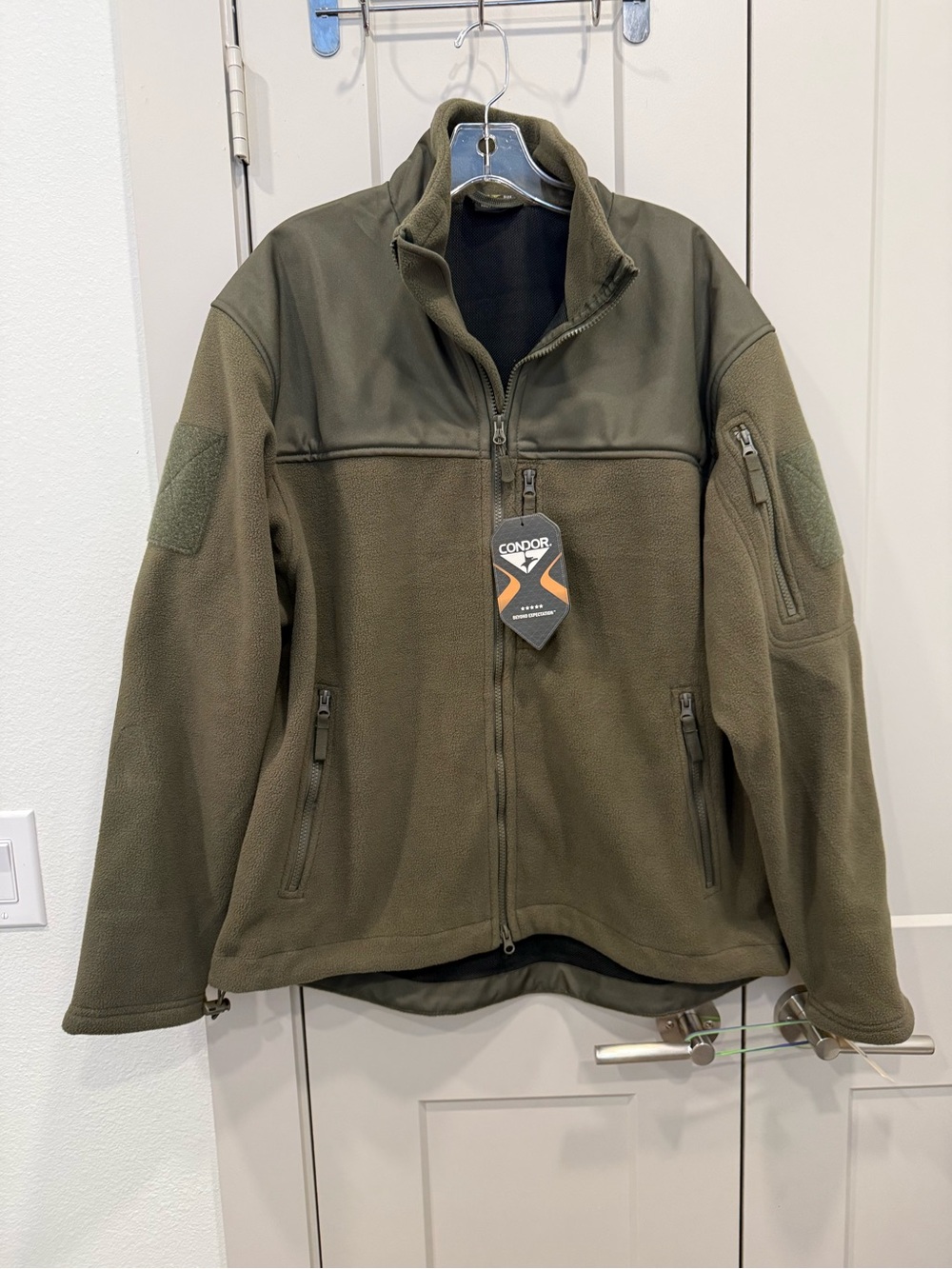 Condor Olive Green Tactical Fleece Field Jacket